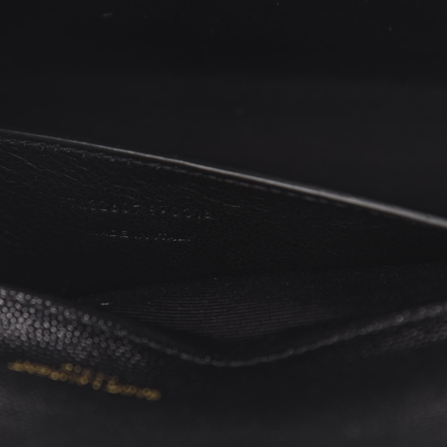 Saint Laurent Grain De Poudre Monogram Cassandre Clutch Black 7 of 7