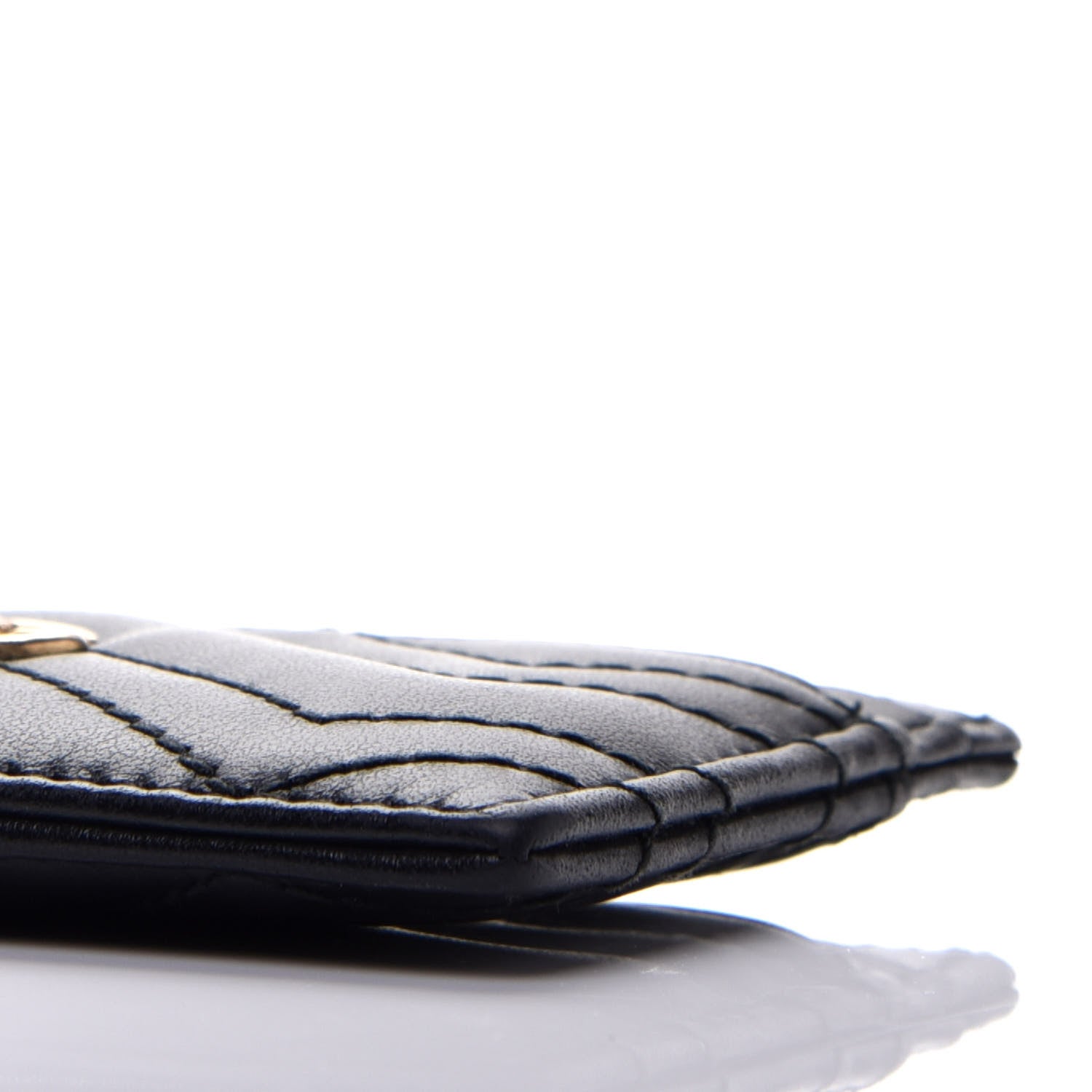 Gucci Calfskin Matelasse GG Marmont Card Holder Black 8 of 8