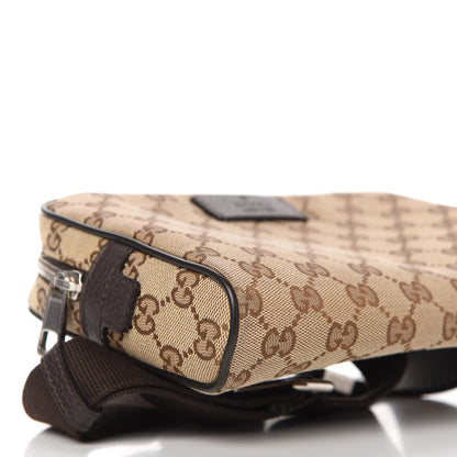 Gucci Monogram Belt Bag Dark Brown 6 of 10