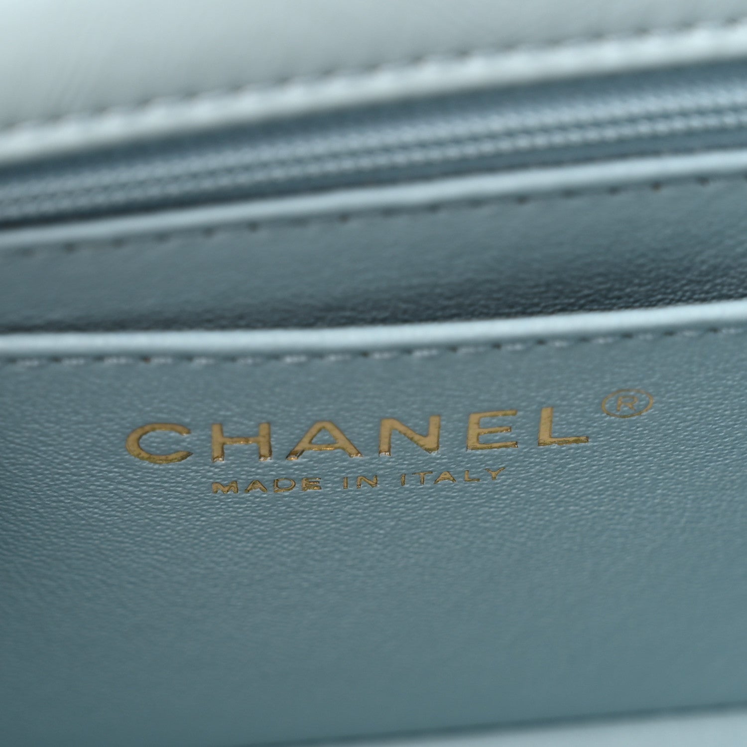 Chanel Aged Calfskin Quilted 2.55 Reissue Mini Flap Light Blue 6 of 11