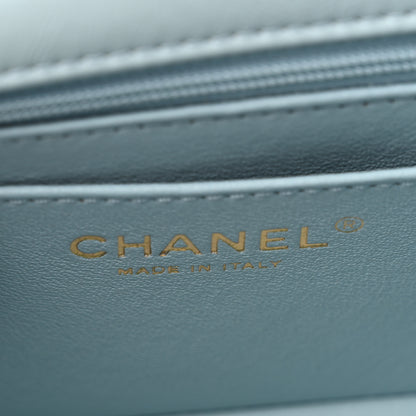 Chanel Aged Calfskin Quilted 2.55 Reissue Mini Flap Light Blue 6 of 11