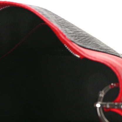 MCM Visetos Medium Klara Hobo Red Black 5 of 8