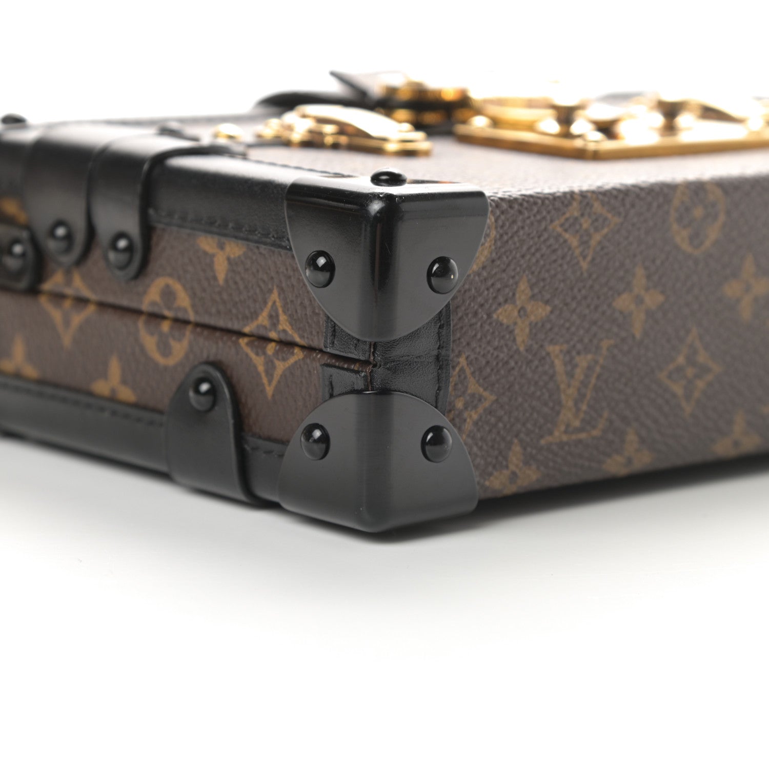 Louis Vuitton Monogram Petite Malle Black 9 of 12