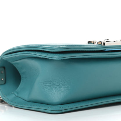Chanel Calfskin Quilted Small Boy Flap Turquoise 8 of 9