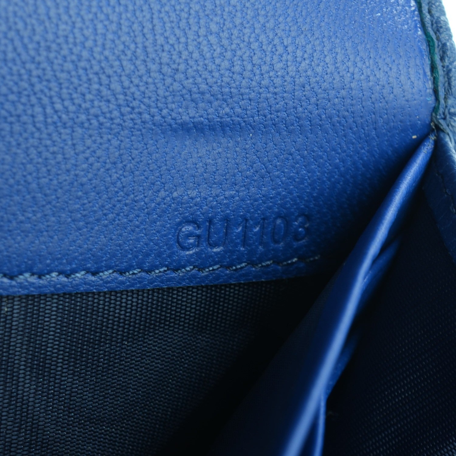 Givenchy Goatskin Pandora Flap Continental Wallet Deep Blue 6 of 8