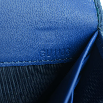 Givenchy Goatskin Pandora Flap Continental Wallet Deep Blue 6 of 8