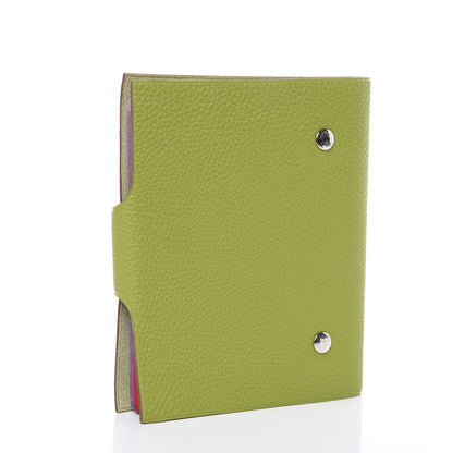 Hermes Togo Ulysse PM Notebook Vert Anis 3 of 10