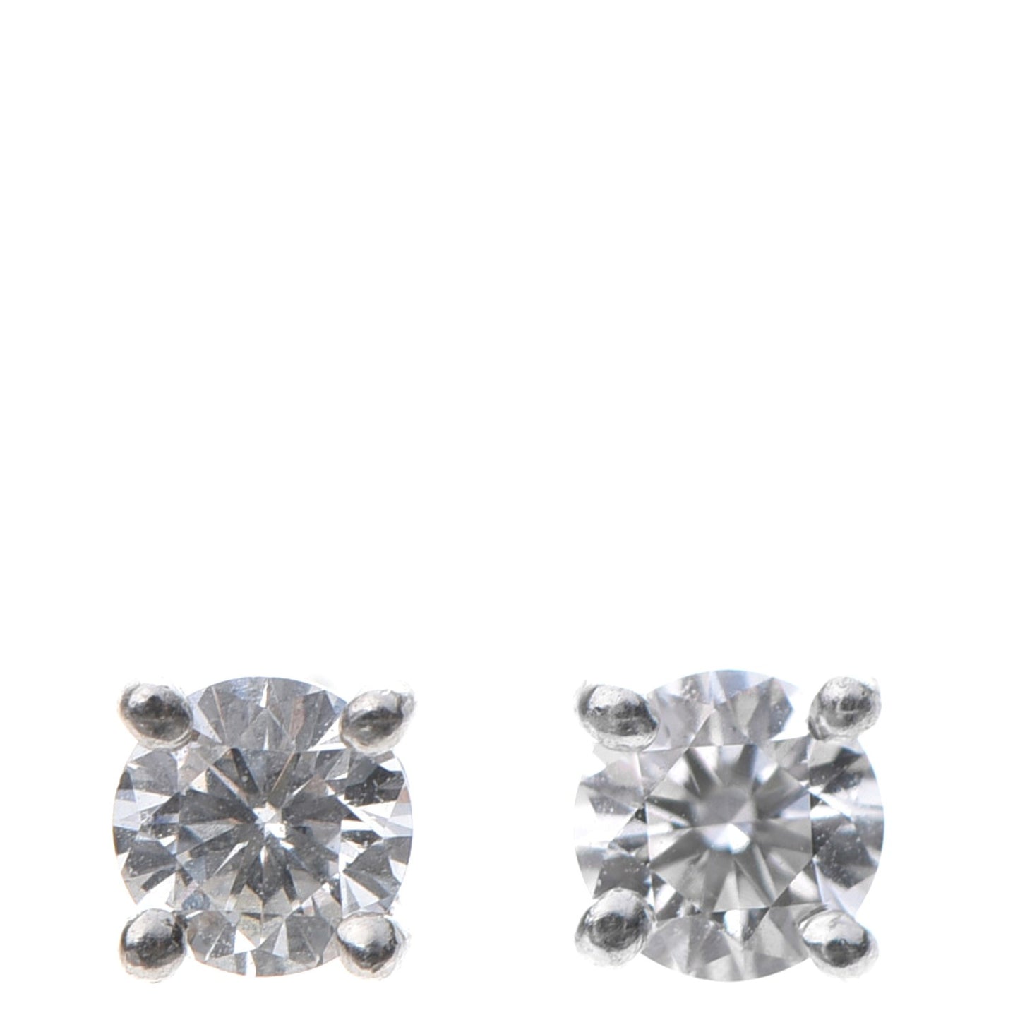 Platinum Diamond .31ctw Solitaire Earrings