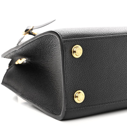 Louis Vuitton Calfskin City Steamer Mini Black 8 of 10