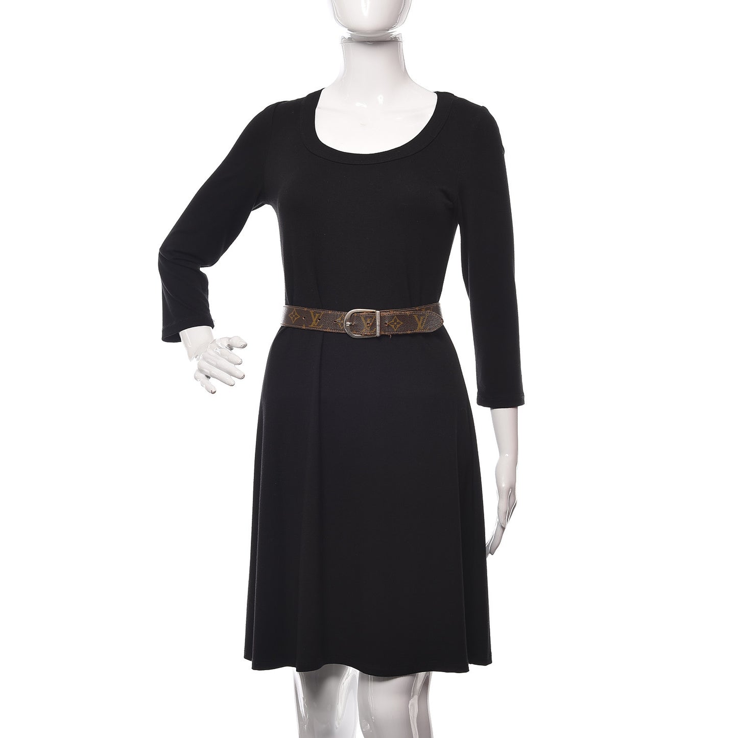 Monogram Saks Fifth Avenue Ellipse Belt 24