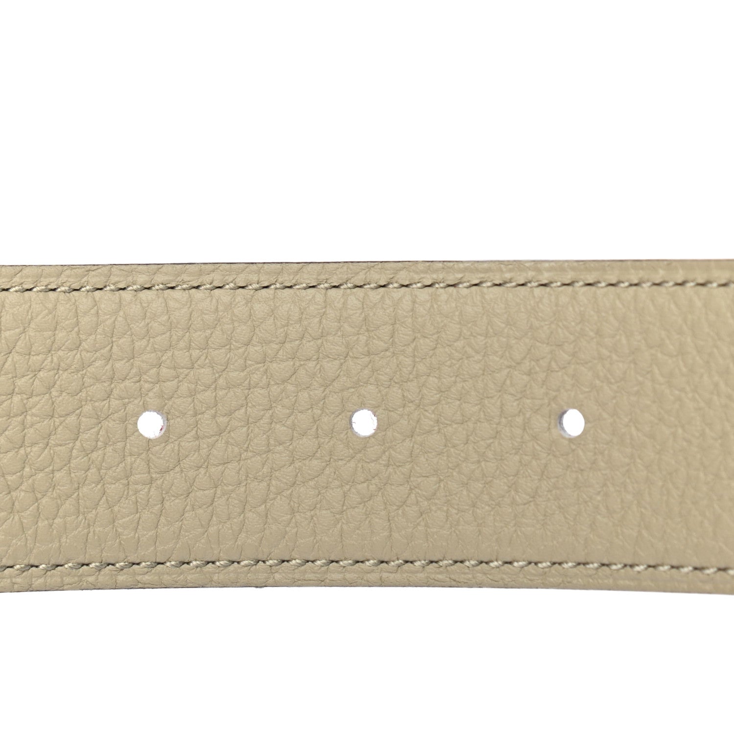 Hermes Box Togo 32mm Gamma Belt 90 Gris Tourterelle Gold 4 of 5
