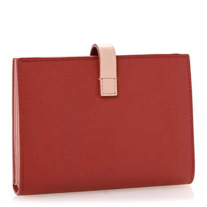 Celine Grained Calfskin Medium Multifunction Strap Wallet Scarlet 3 of 10