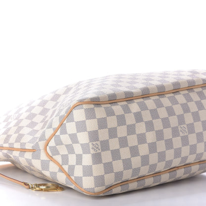 Louis Vuitton Damier Azur Delightful MM Rose Ballerine 6 of 10