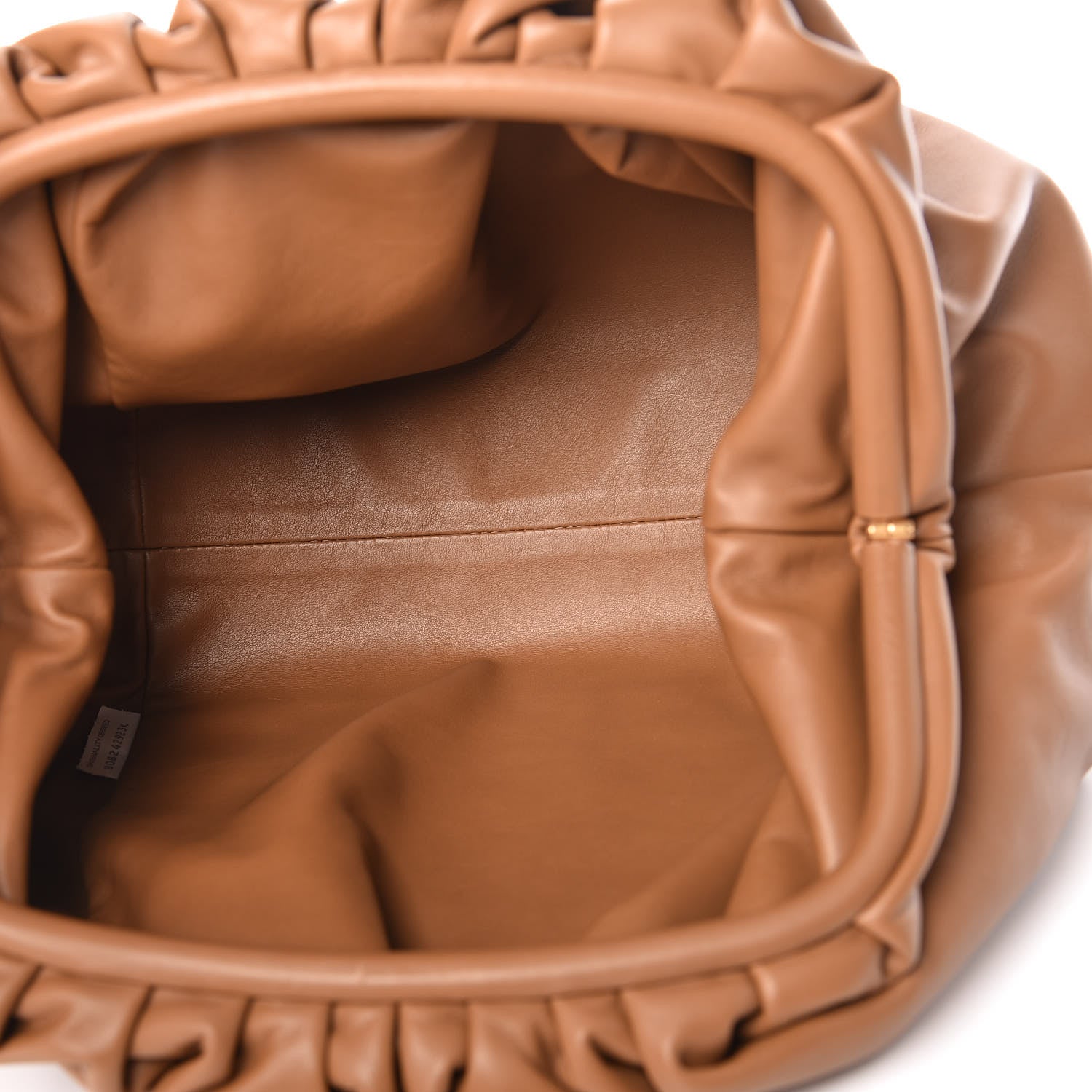 Bottega Veneta Smooth Butter Calf The Pouch Oversized Clutch Cammello 5 of 11
