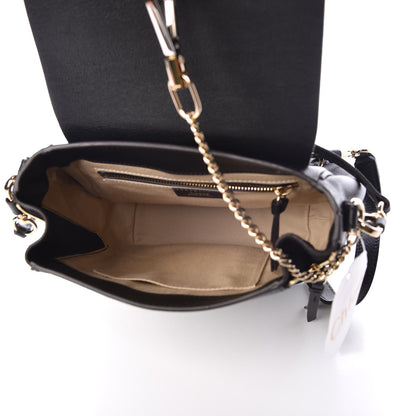 Chloe Suede Calfskin Small Faye Backpack Black 6 of 8