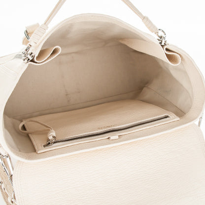 3.1 Phillip Lim 3.1 Textured Calfskin Medium Pashli Satchel Milk 5 of 7