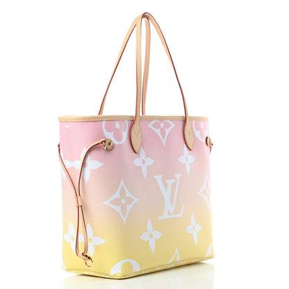 Louis Vuitton Monogram Giant By The Pool Neverfull MM Light Pink 3 of 10