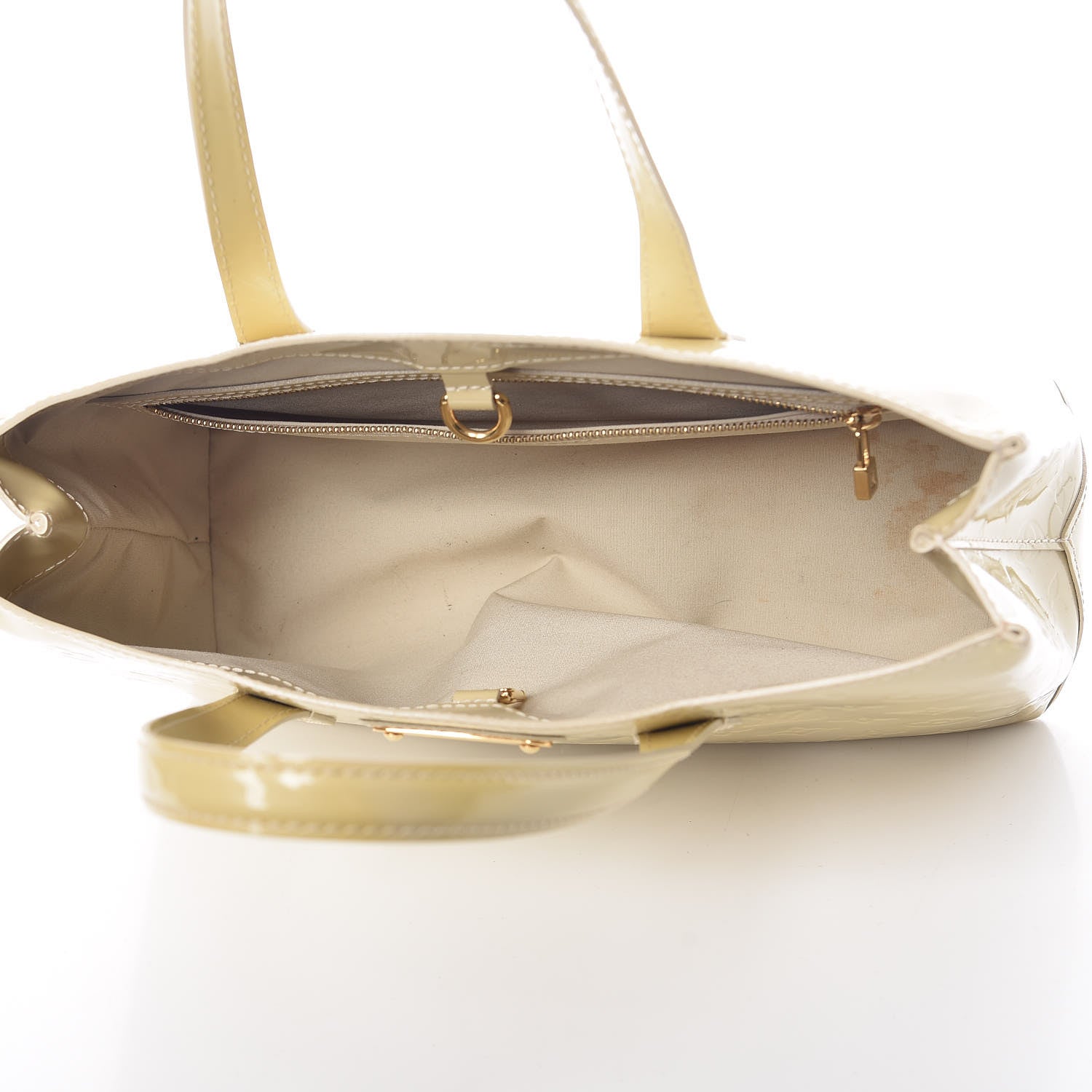 Louis Vuitton Vernis Wilshire PM Blanc Corail 7 of 13