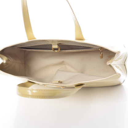 Louis Vuitton Vernis Wilshire PM Blanc Corail 7 of 13