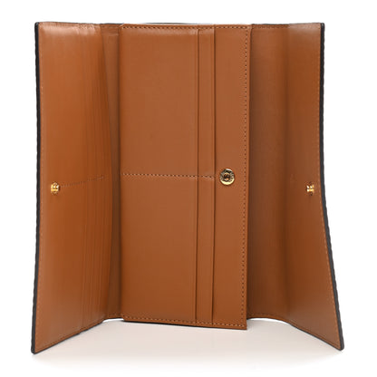 MCM Visetos Large Trifold Flap Wallet Cognac 5 of 6