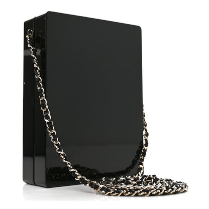 Chanel Plexiglass Strass Mosaic No 5 Minaudiere Clutch Black Gold 3 of 11
