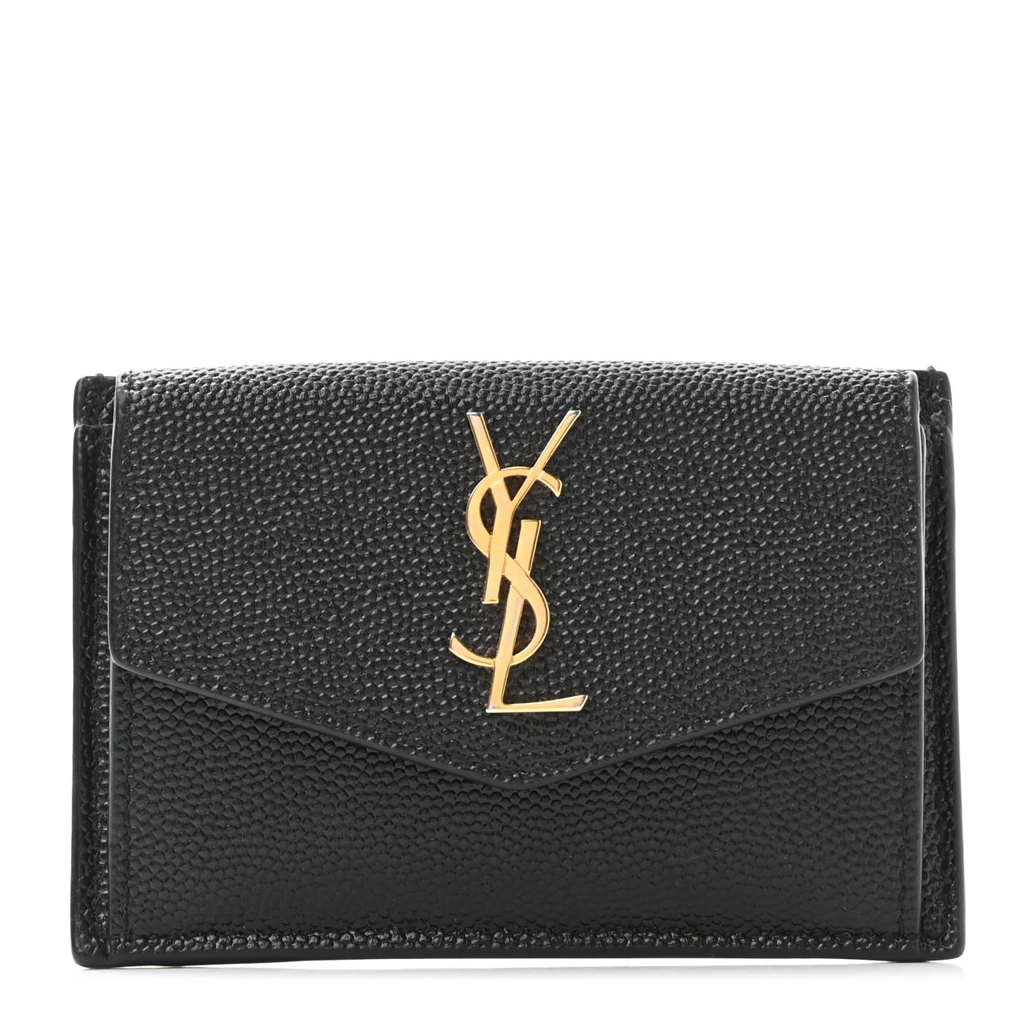 Grain De Poudre Uptown Monogram Card Case Black