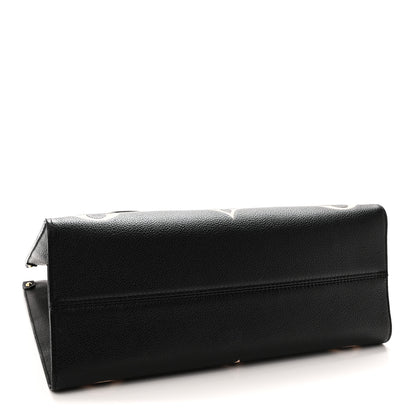 Louis Vuitton Empreinte Monogram Giant Onthego MM Black Beige 4 of 9