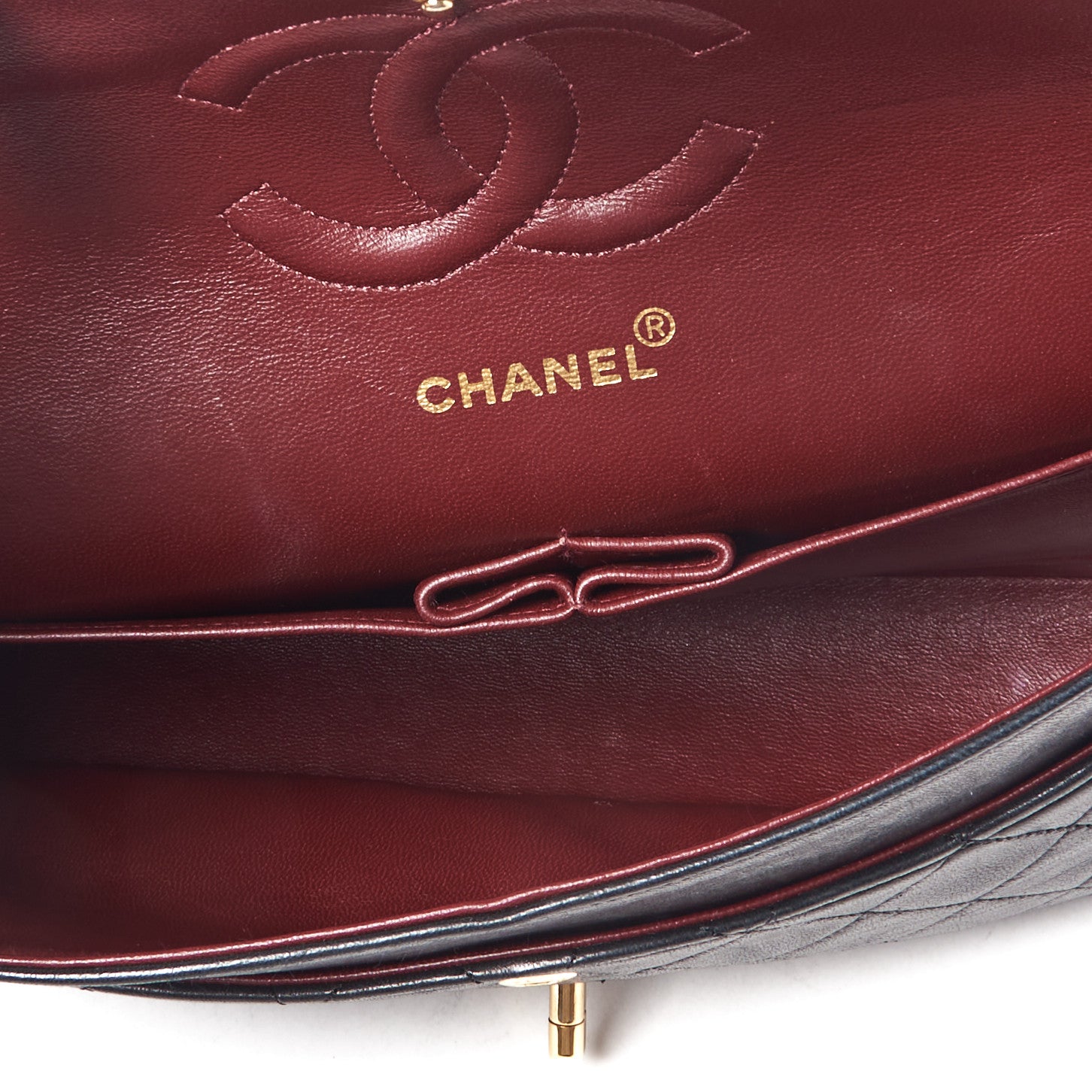 Chanel Lambskin Quilted Medium Double Flap Black 4 of 9