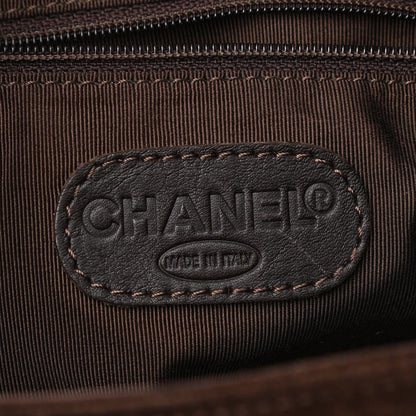 Chanel Suede CC Drawstring Backpack Brown 5 of 9