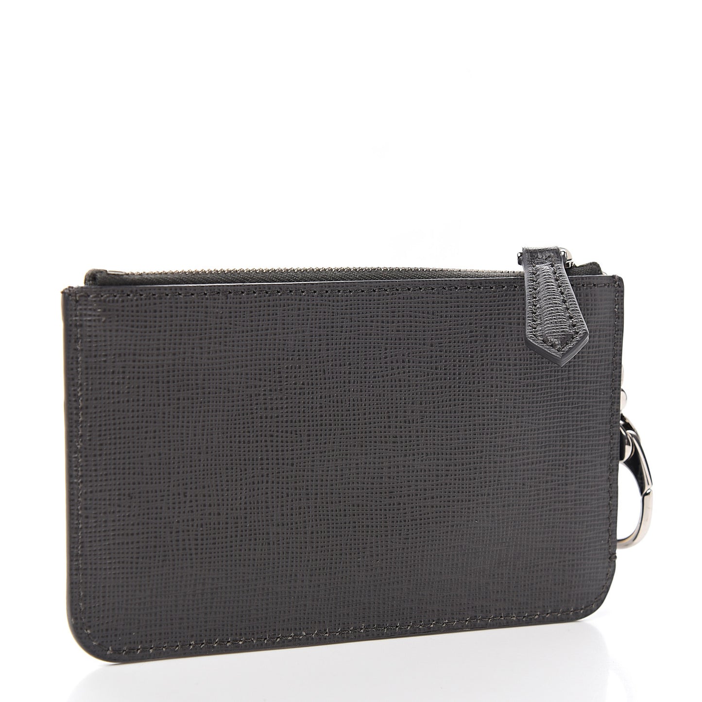 Vitello Elite QuTweet Studded Coin Pouch Key Case Asfalto Multicolor