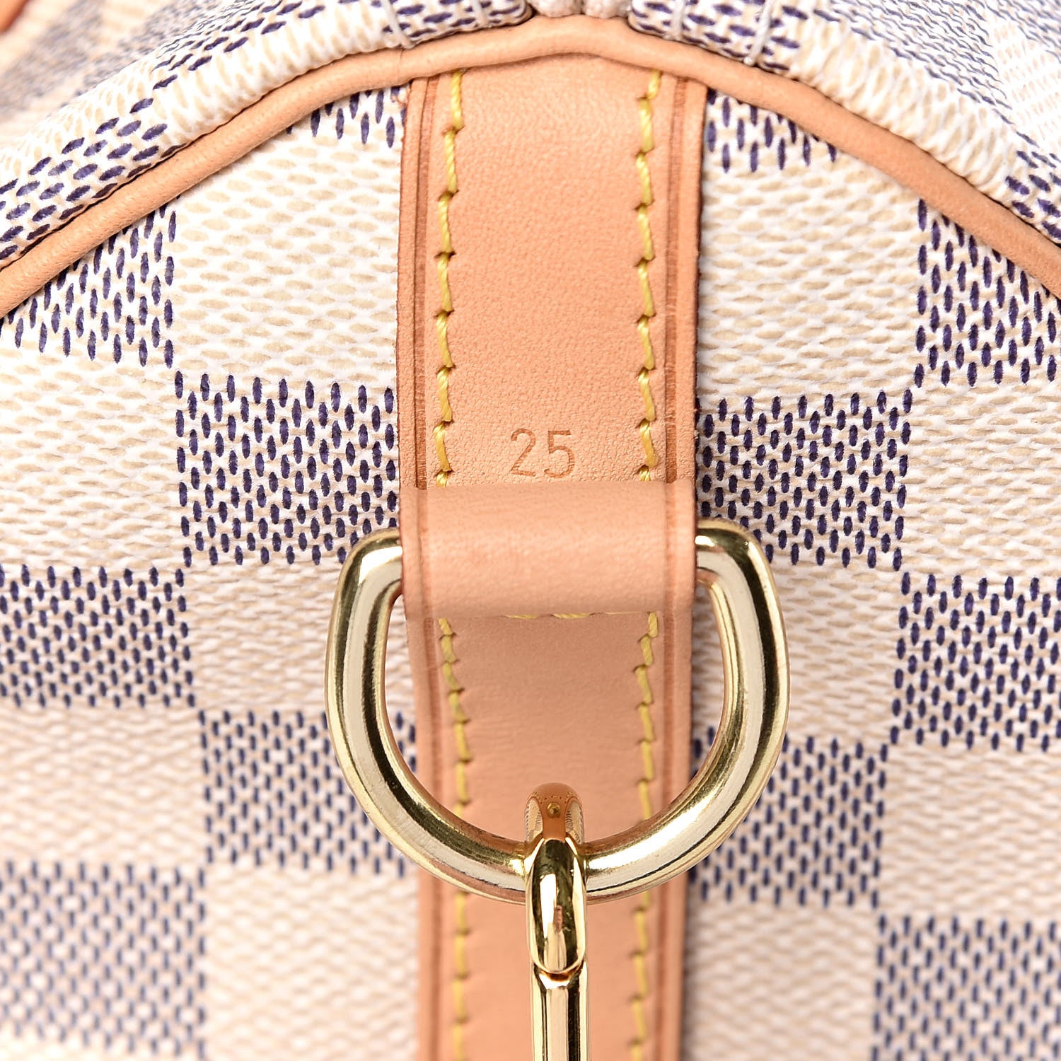 Louis Vuitton Damier Azur Speedy Bandouliere 25 10 of 10