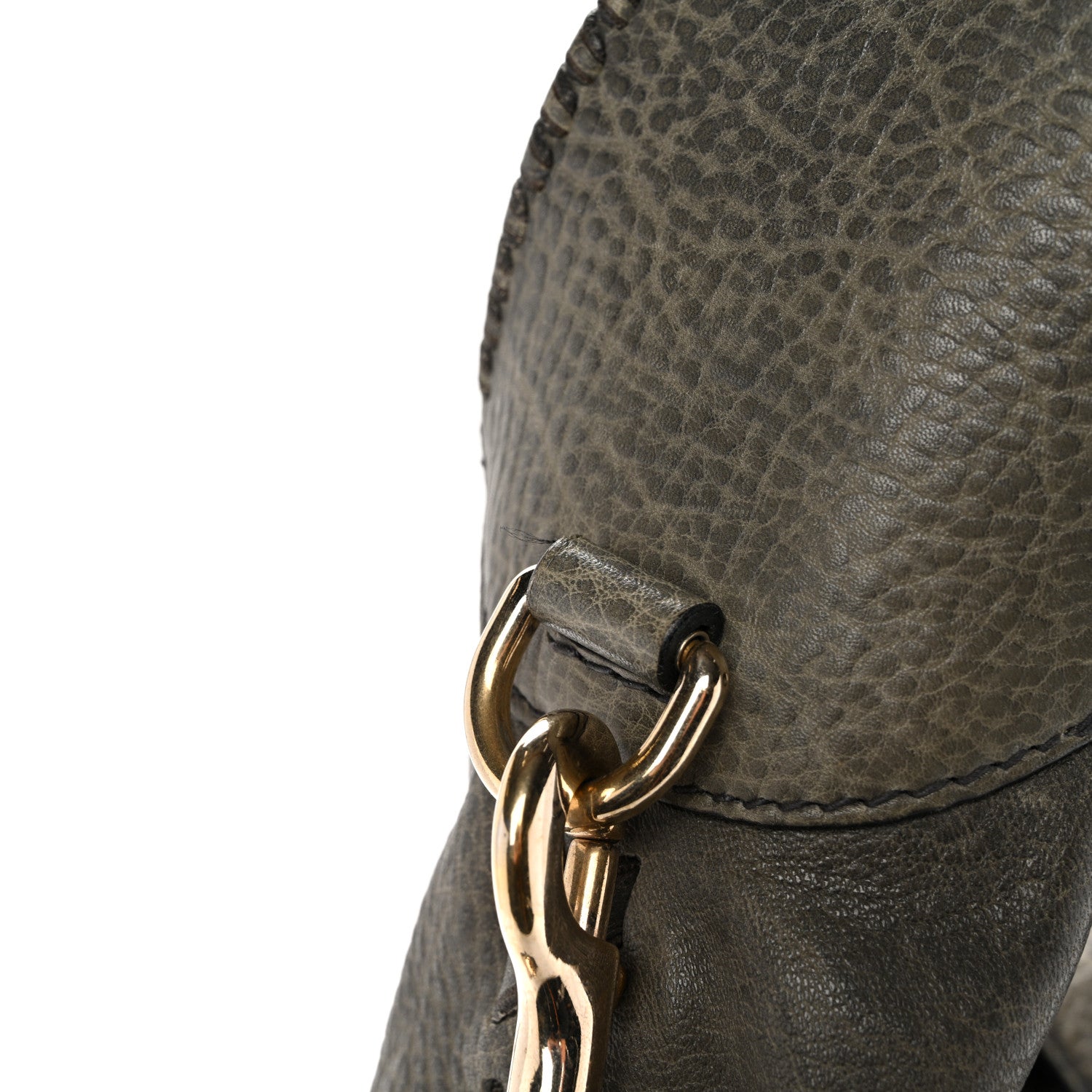 Gucci Calfskin Large New Jackie Shoulder Bag Military 11 of 16