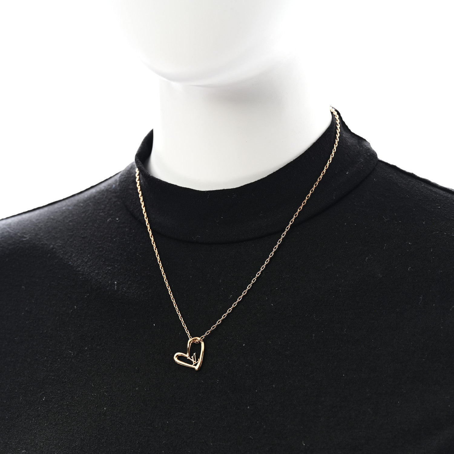 Louis Vuitton Metal Fall In Love Necklace 2 of 6