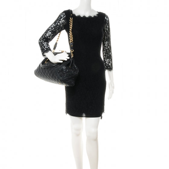 Marc Jacobs Quilted Leather Stam Black 2 of 7