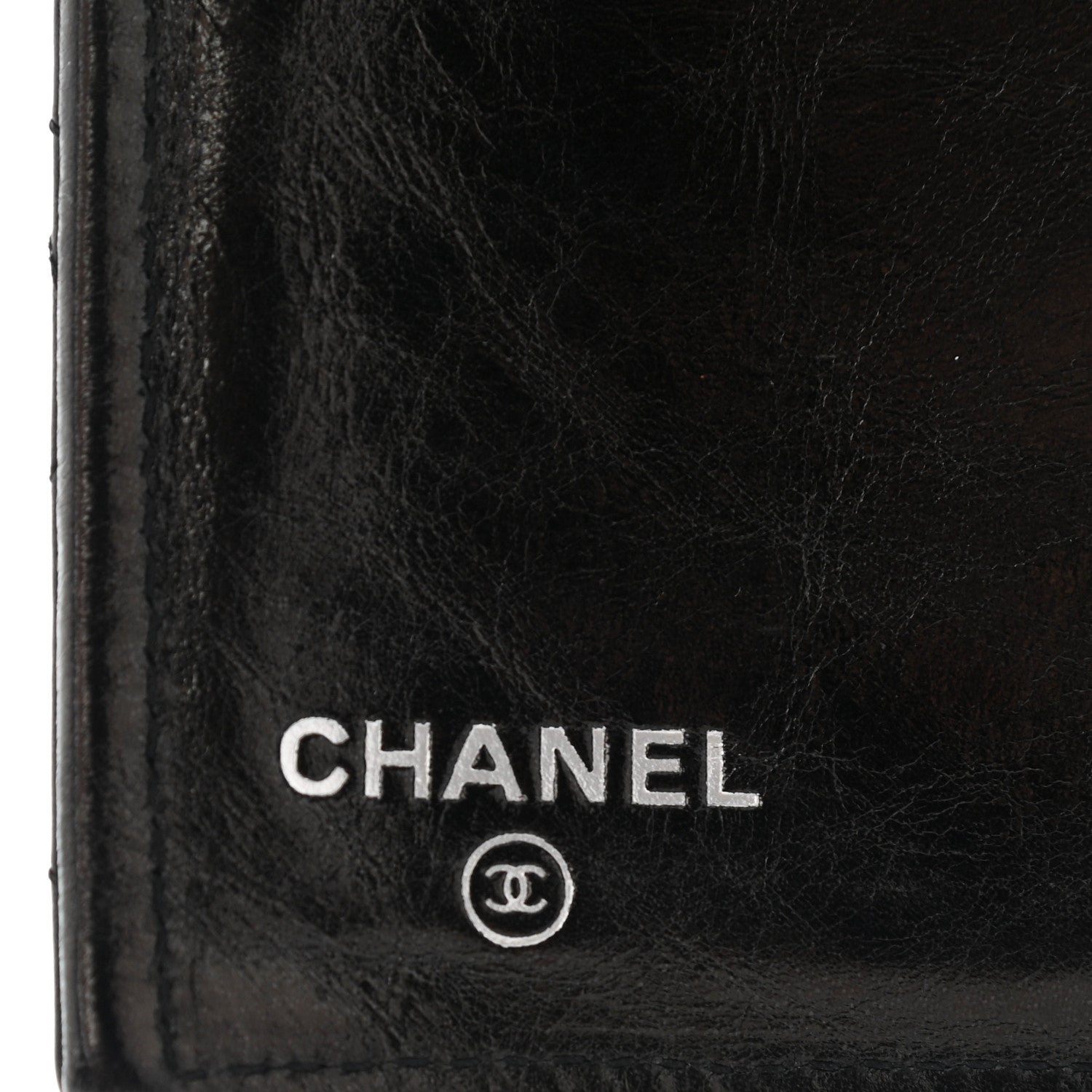 Chanel Glazed Calfskin Quilted Reissue Long Flap Wallet Black 6 of 12