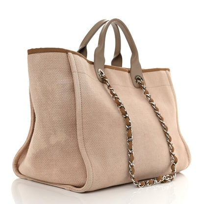 Chanel Canvas Large Deauville Tote 2 of 13
