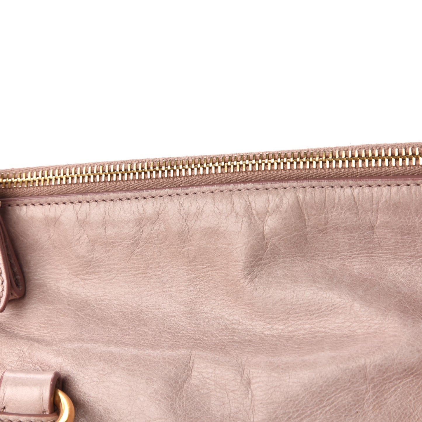 Vitello Lux Mini Bow Bag Mughetto