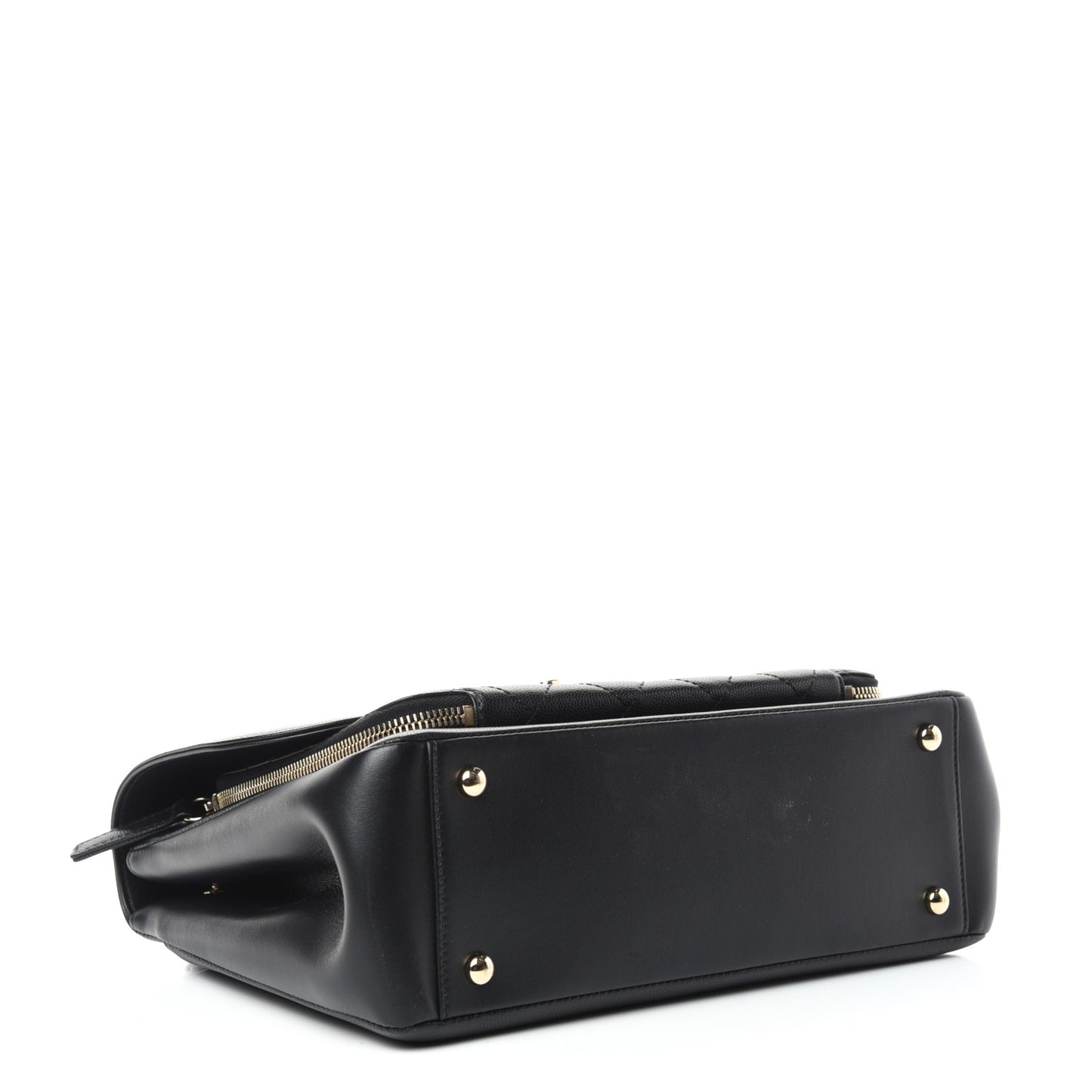 Caviar Quilted Large Business Affinity Flap Black