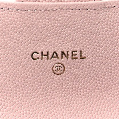 Chanel Caviar Quilted Medium Flap Wallet Light Pink 7 of 10