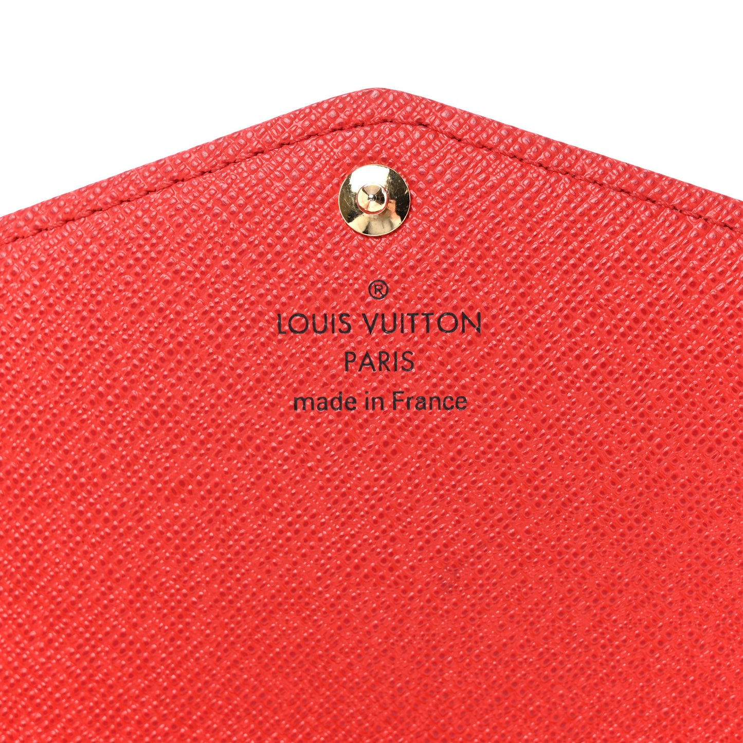 Monogram Sarah Wallet NM Coquelicot