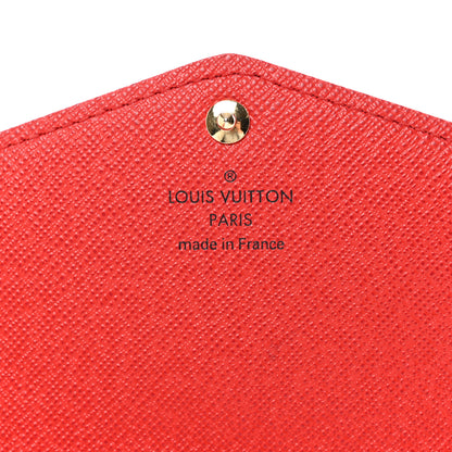Louis Vuitton Monogram Sarah Wallet NM Coquelicot 6 of 7
