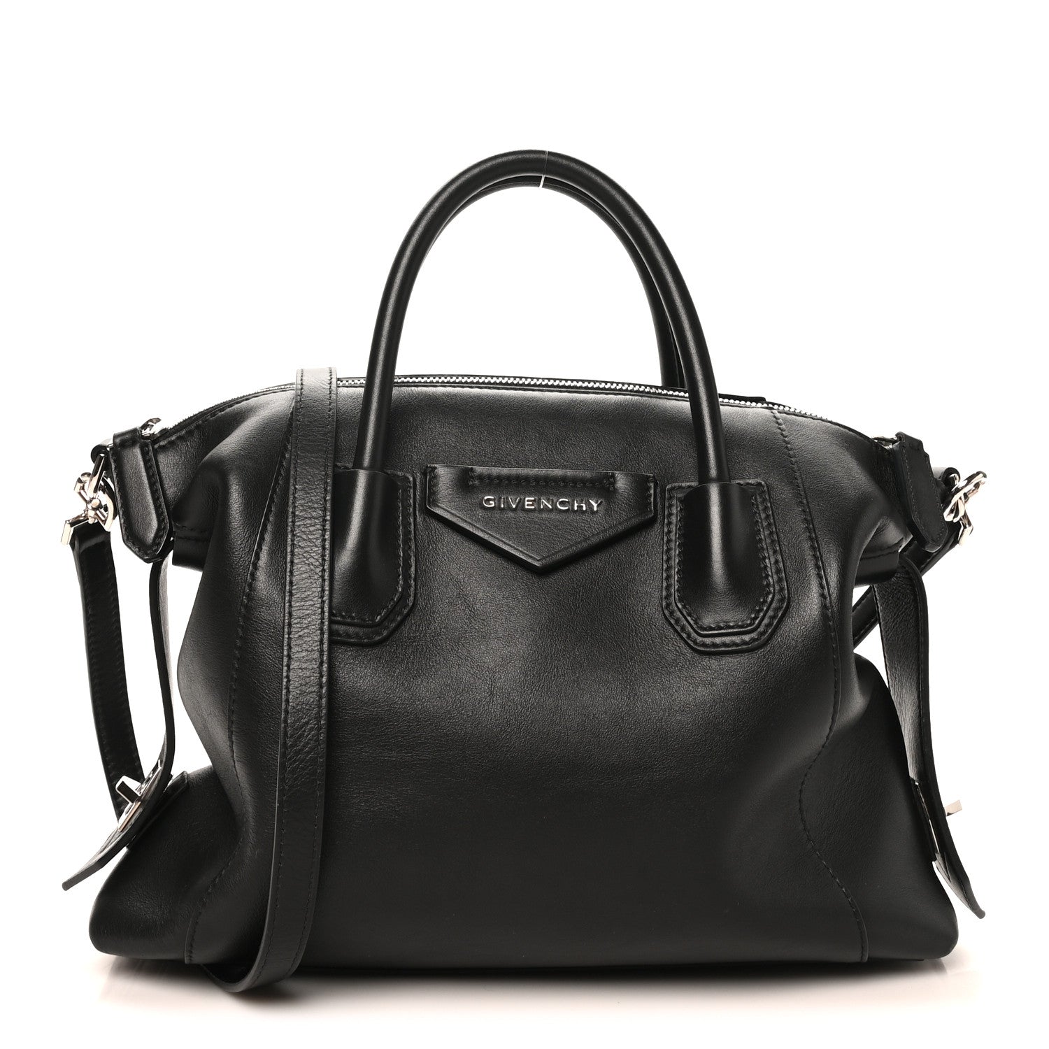 Givenchy Smooth Calfskin Small Soft Antigona Black 1 of 9
