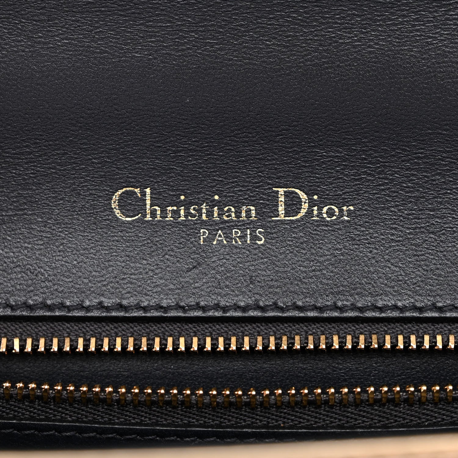 Christian Dior Metallic Patent Micro-Cannage Medium Diorama Flap Bag Gold 6 of 16