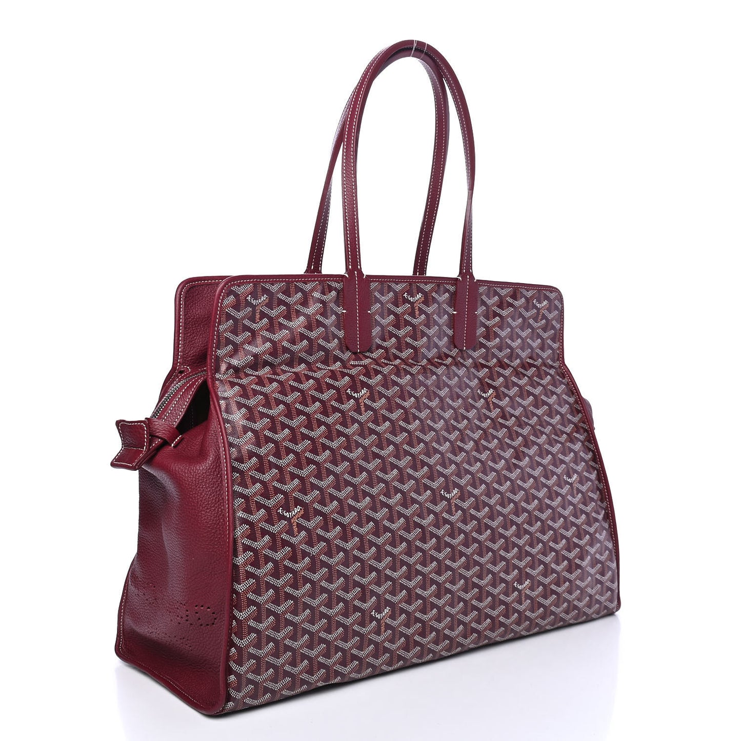 Goyardine Sac Hardy Pet Carrier GM Burgundy