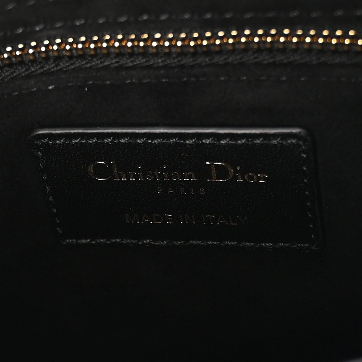 Lambskin Cannage Small My ABCDior Lady Dior Black