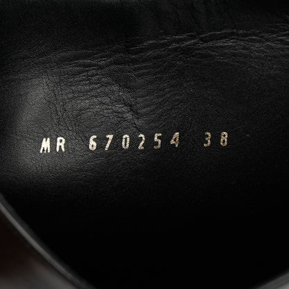 Saint Laurent Smooth Calfskin Le Maillon 95 Boots 38 Black 7 of 8