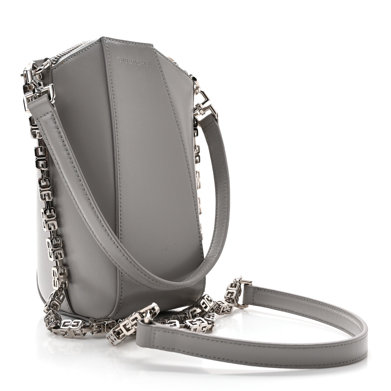 Givenchy Calfskin Mini Vertical Antigona Grey 3 of 11
