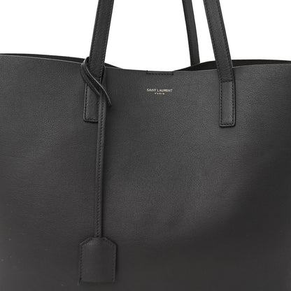 Saint Laurent Calfskin Large Shopping Tote Fog 8 of 11