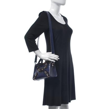 Balenciaga Smooth Calfskin Metallic Patent Giant 12 Silver Hardware Mini City Ultraviolet 2 of 15