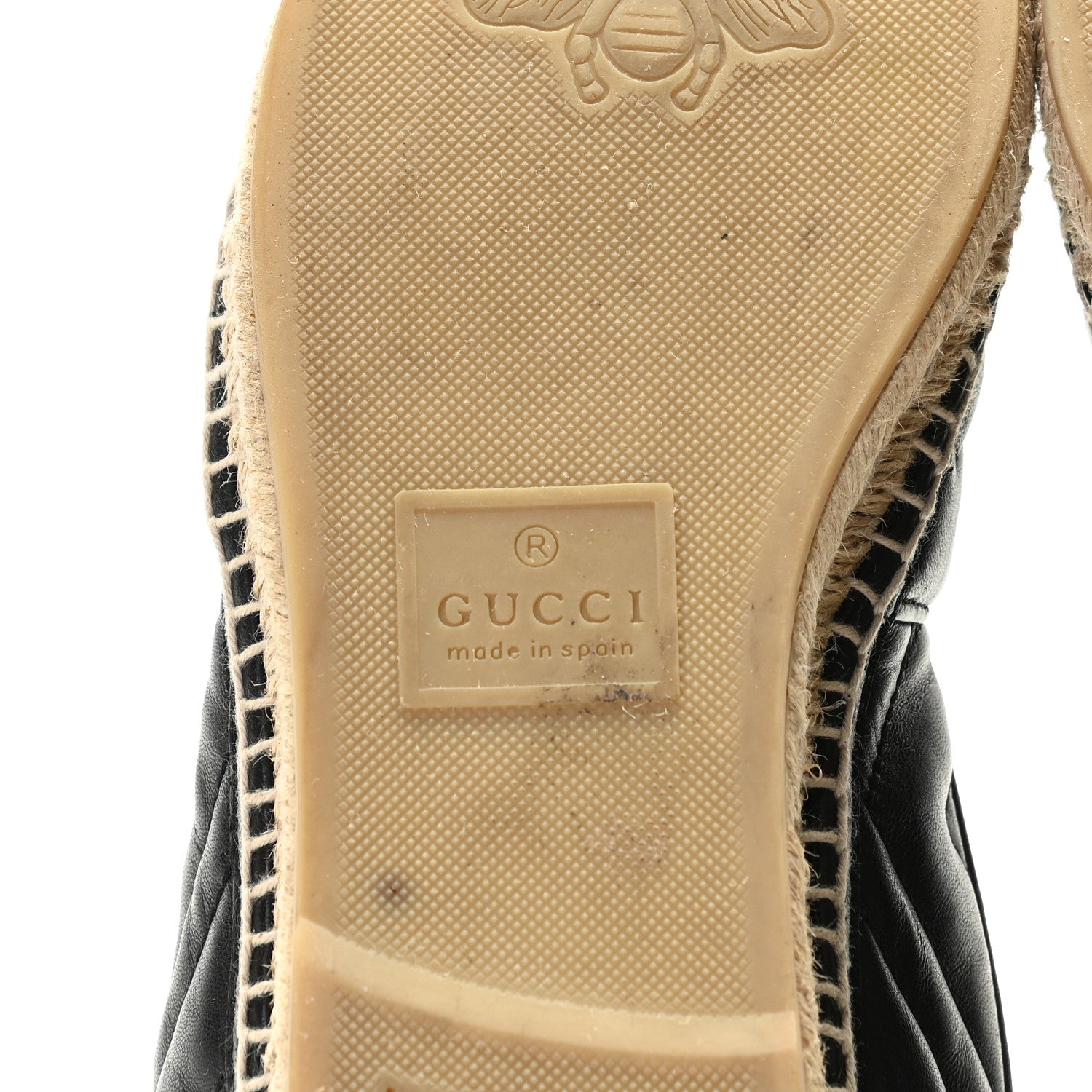 Gucci Nappa Matelasse GG Marmont Espadrilles 38 Black 8 of 11